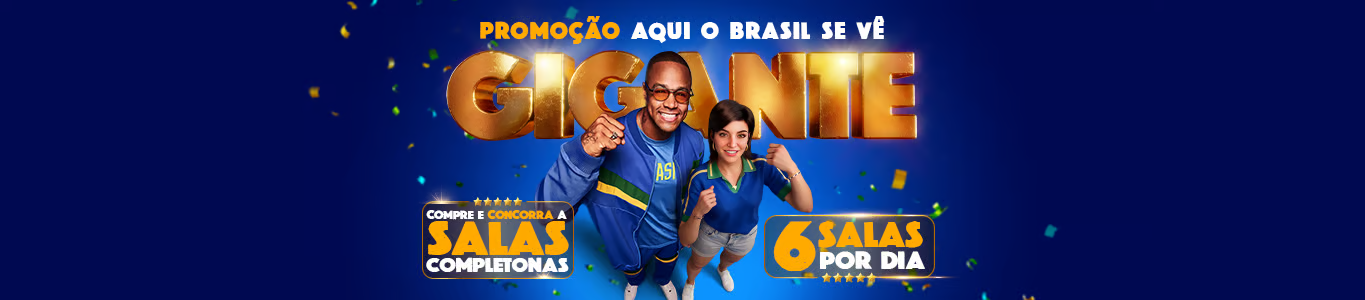 Promoção Aqui o Brasil se vê Gigante