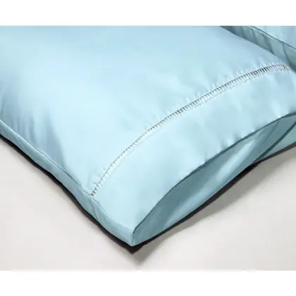 Kit Jogo Lençol Cama Box 400 fios Micropercal Ponto Palito - Bordados Sampaio
